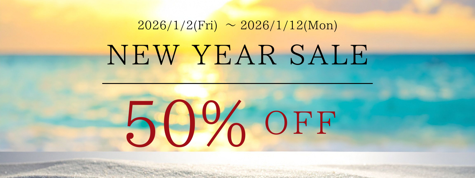 NEW YEAR SALE