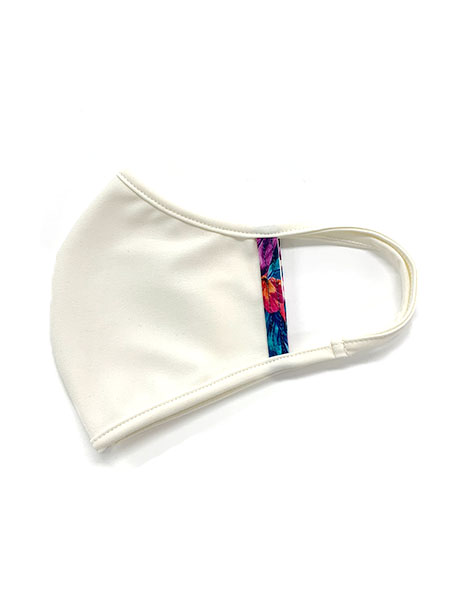 トロピカル柄パイピングマスク(212054)