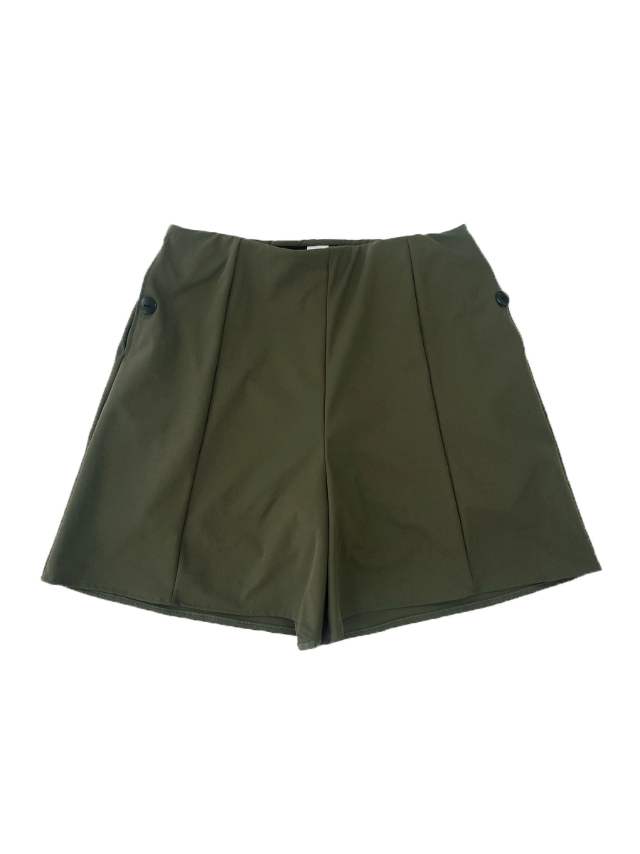 【CLEAN CLASS】UVカットミディアム丈無地キュロパン水着/ボトムス(253113)